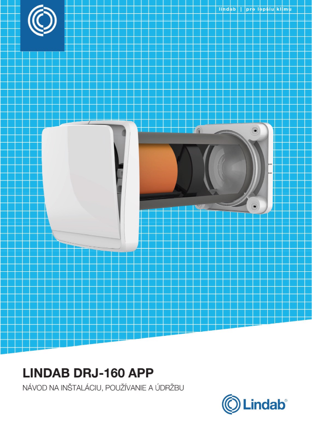Lindab DRJ 160 APP návod na inštaláciu
